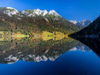 Glatter Hintersteinersee mit Wilder Kaiser Spiegelung